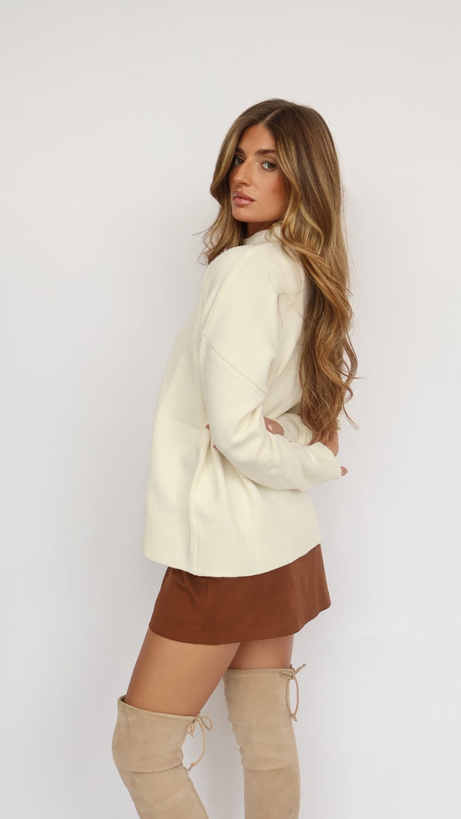 Heritage Mock Neck Sweater