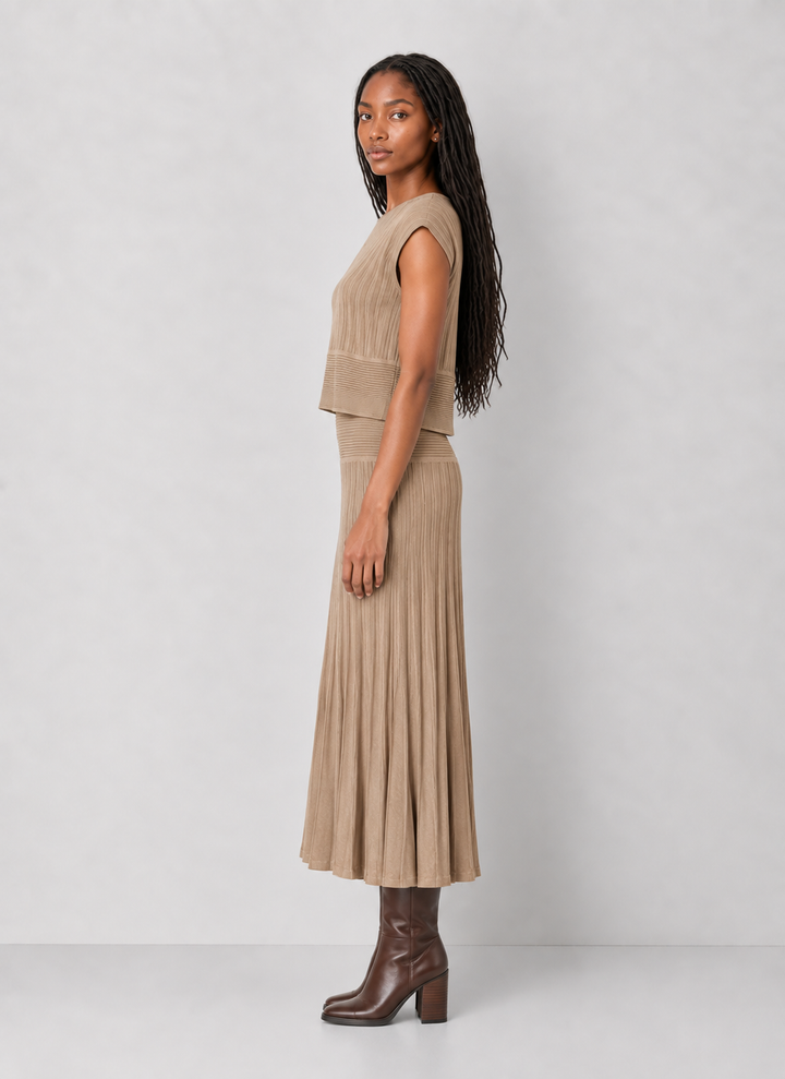 Elan Tessa Ribbed Knit Dress