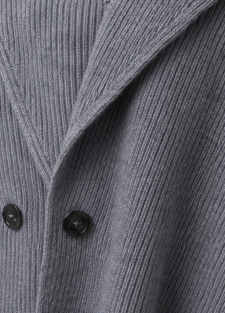 Shawl Collar Wrap Knit Cardigan