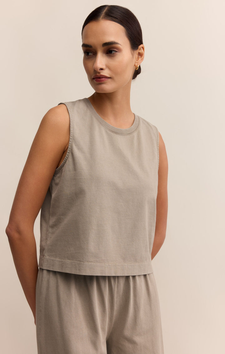 Z Supply Sloane Jersey Muscle Tank Top