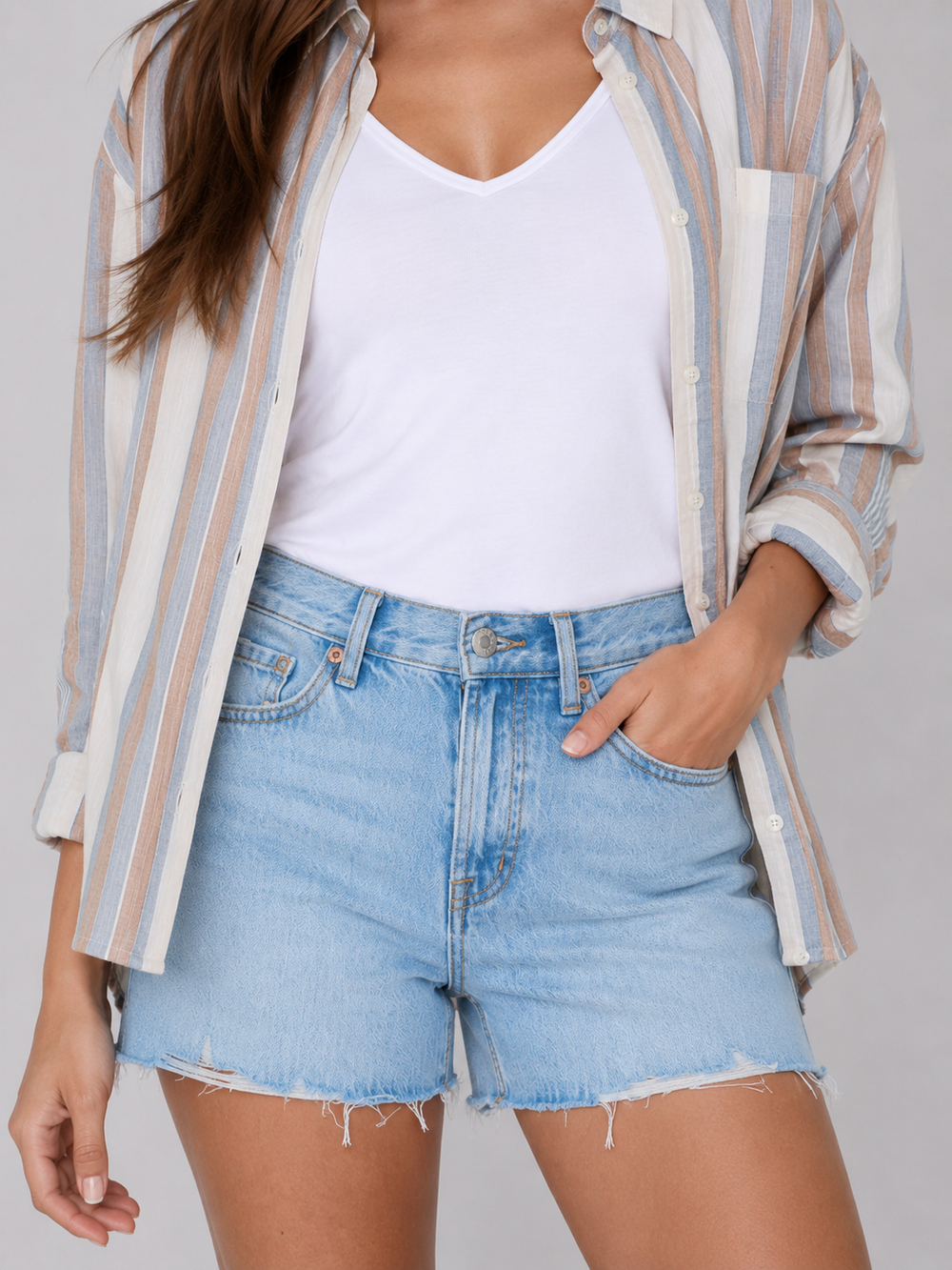 Pisola Nova High Rise Short - Luna