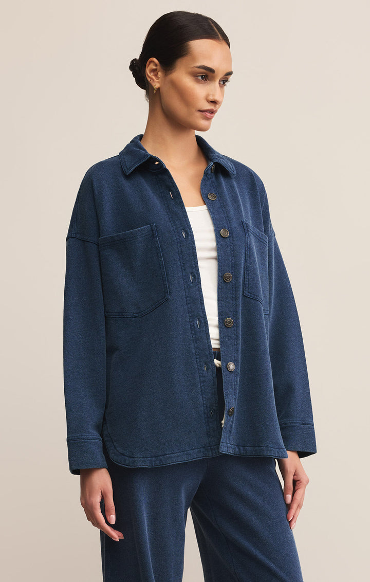 Z Supply All Day Knit Denim Jacket
