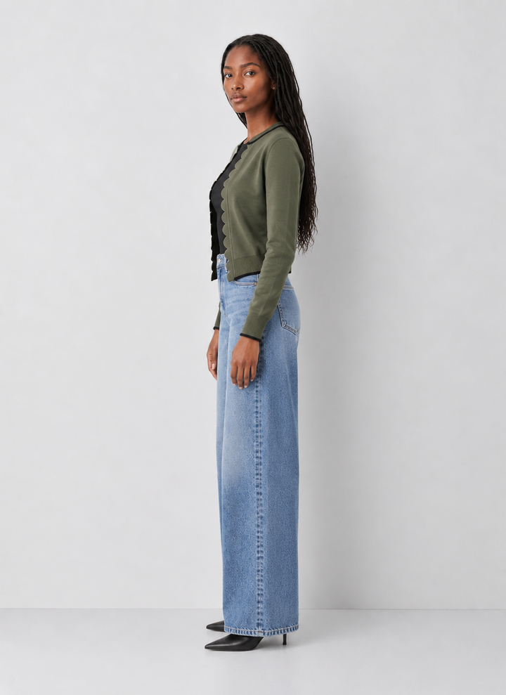 Dear John Zoellie Scallop Cardigan