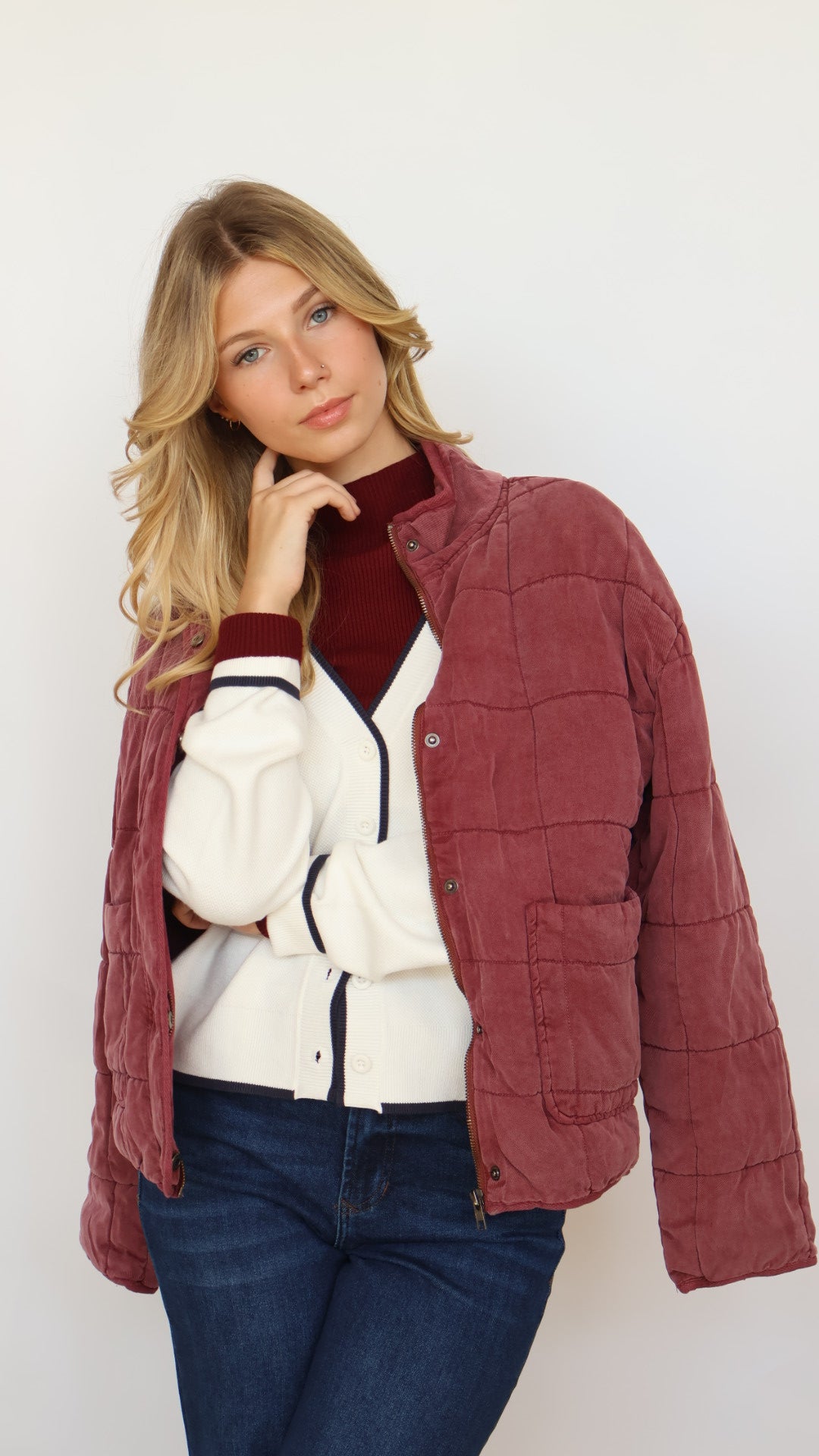 Thread & Supply Brina Quilted Puffer Jacket