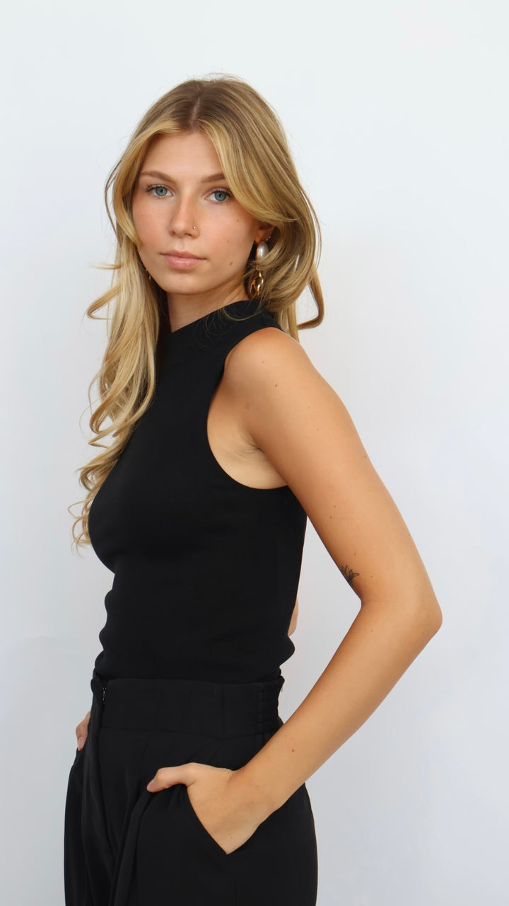 Contour Mock Neck Top