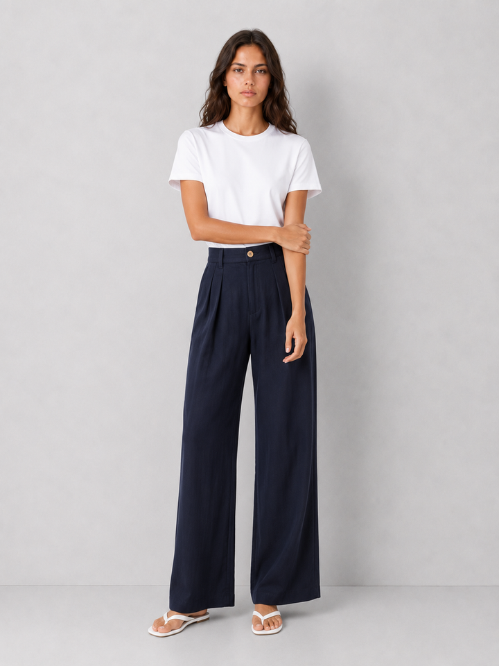 Elan Soft Tailored Wide Leg Pant
