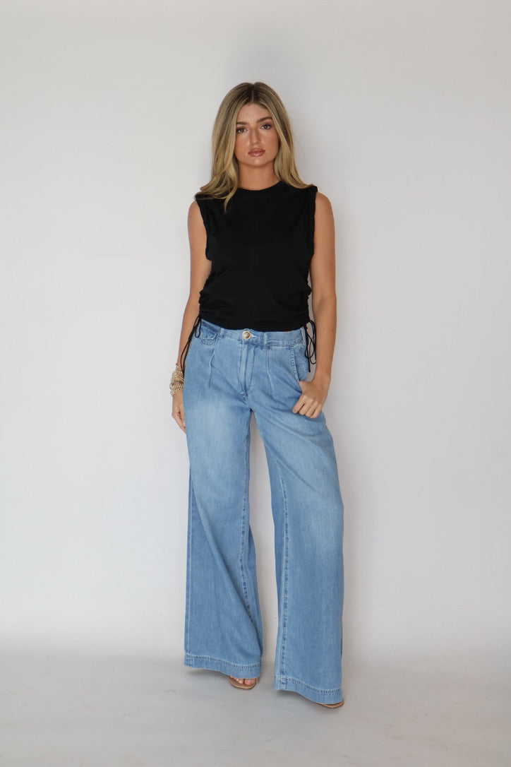 Habitual Luna Ruched Side Top