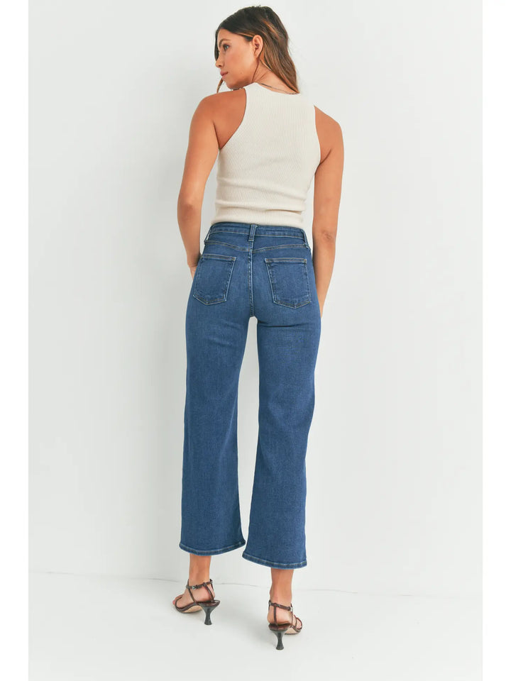 Just Black Denim HR Wide Leg- done