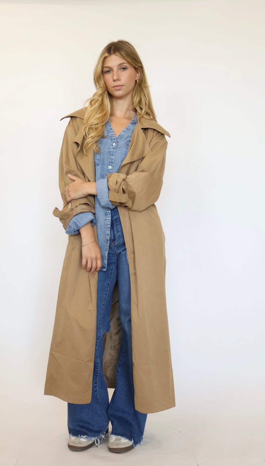 The Janie Maxi Trench Coat