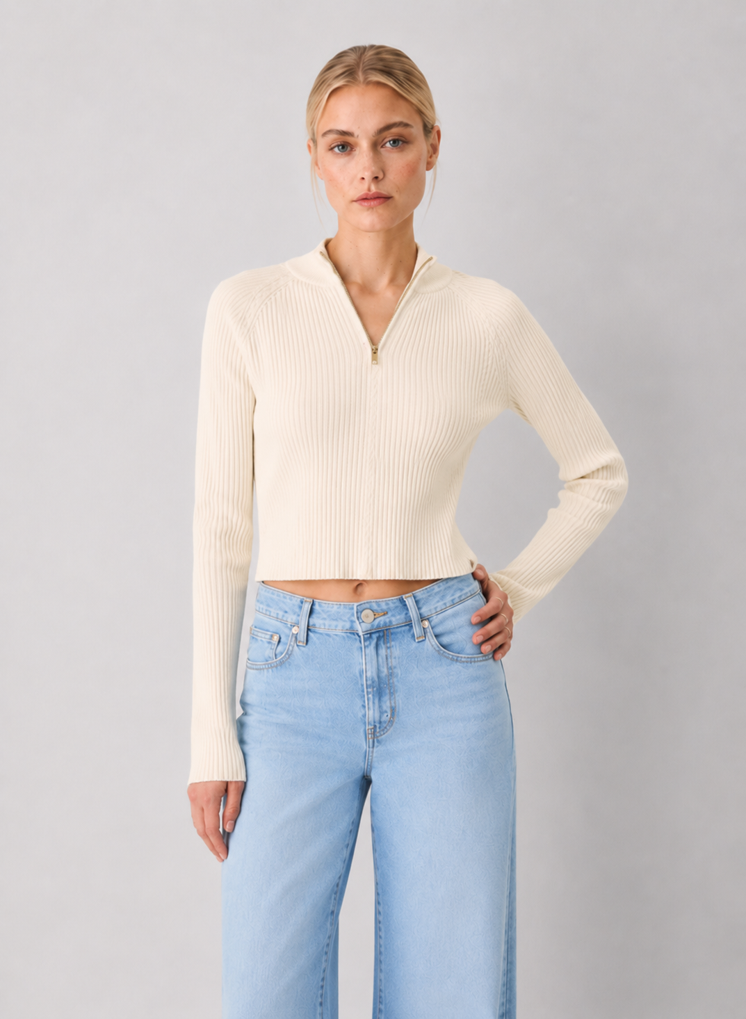 Z Supply Summit Half Zip Sweater