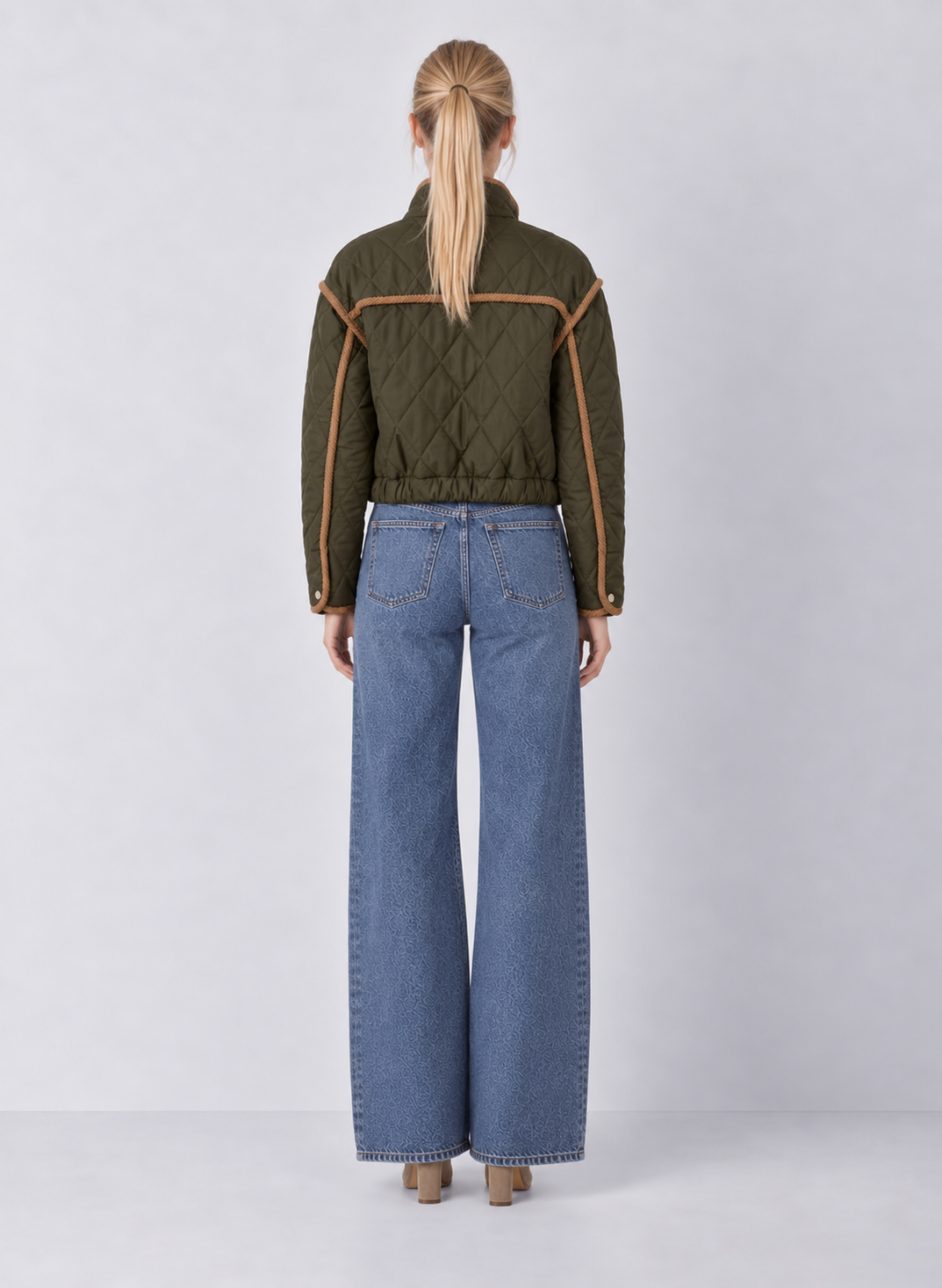 Elan Cord Trim Quilted Jacket
