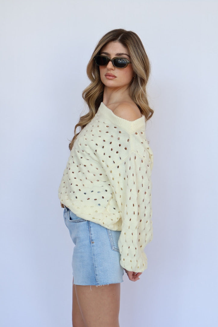 Elan Open Knit Sweater
