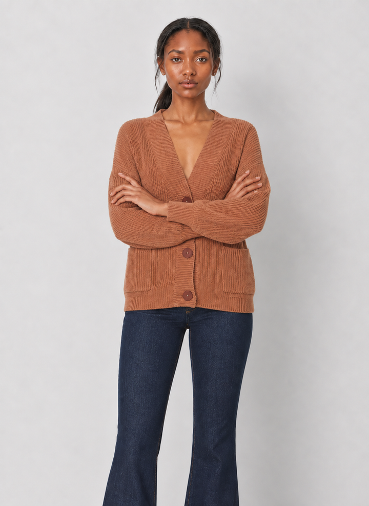 525 Celeste Relaxed Pocket Cardigan