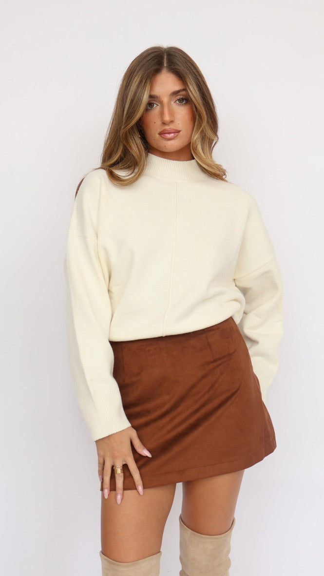 Steve Madden Cindi Vegan Suede Skort