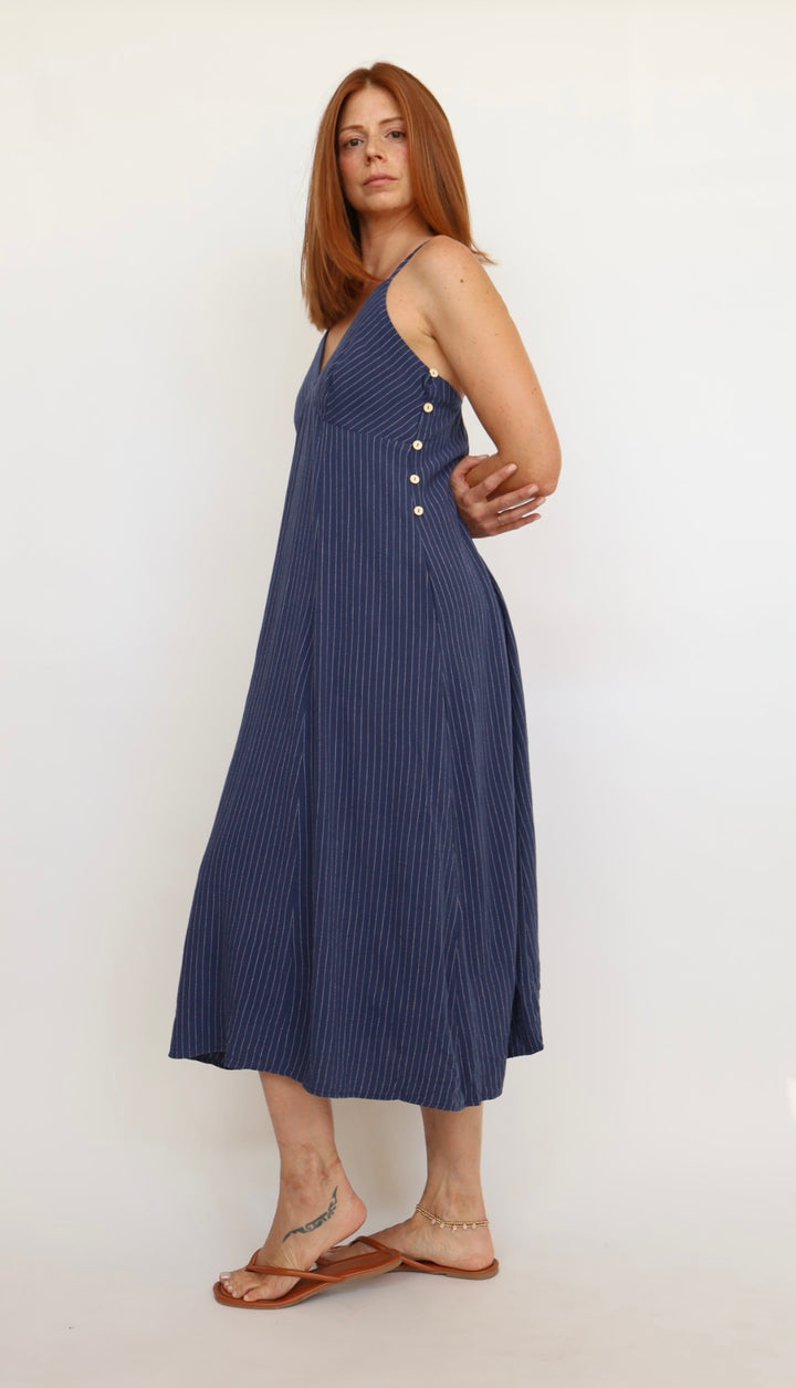 Linen Midi Dress