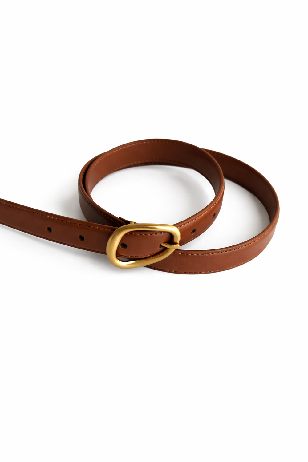 Legendary Solid Brass Leather Belt