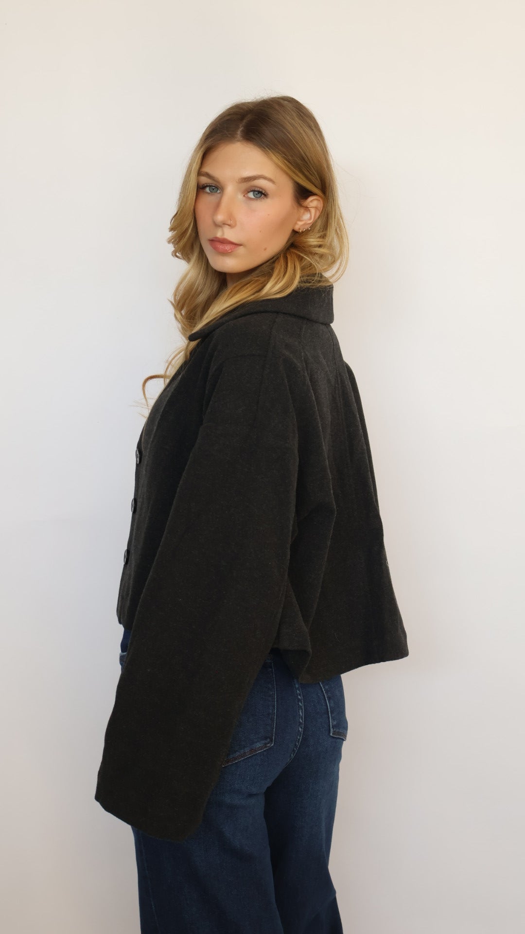 Crop Collared Jacket