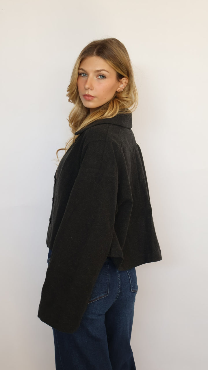 Crop Collared Jacket