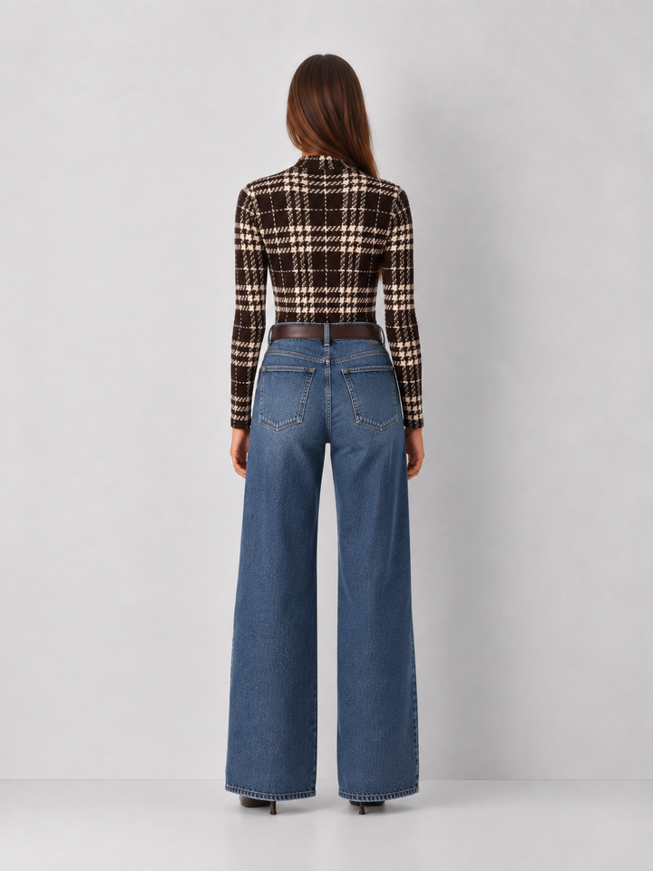 Burnout Velour Mock Neck