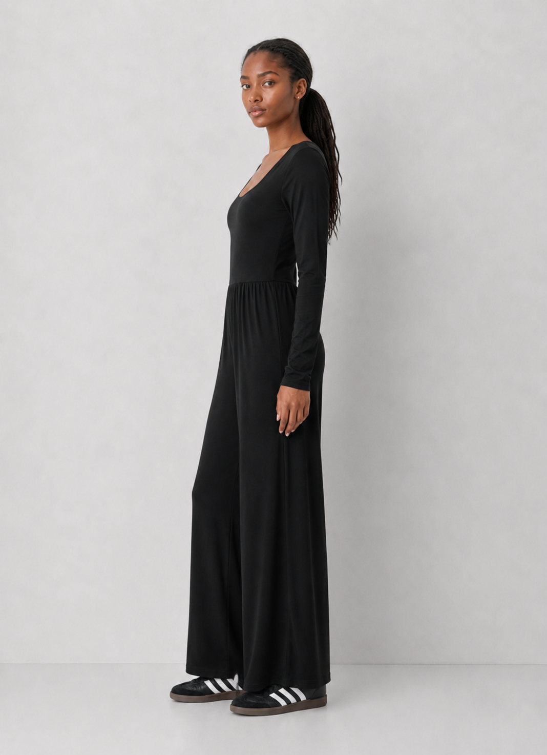 Emma Long Sleeve Everyday Jumpsuit - FINAL SALE