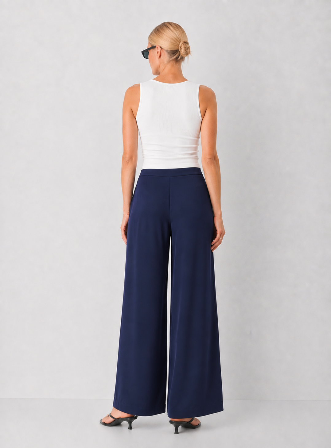 Pull-on Wide Leg Pants