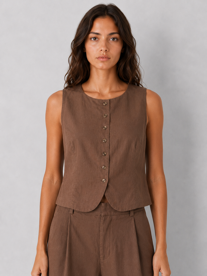 Z Supply Roman Linen Vest