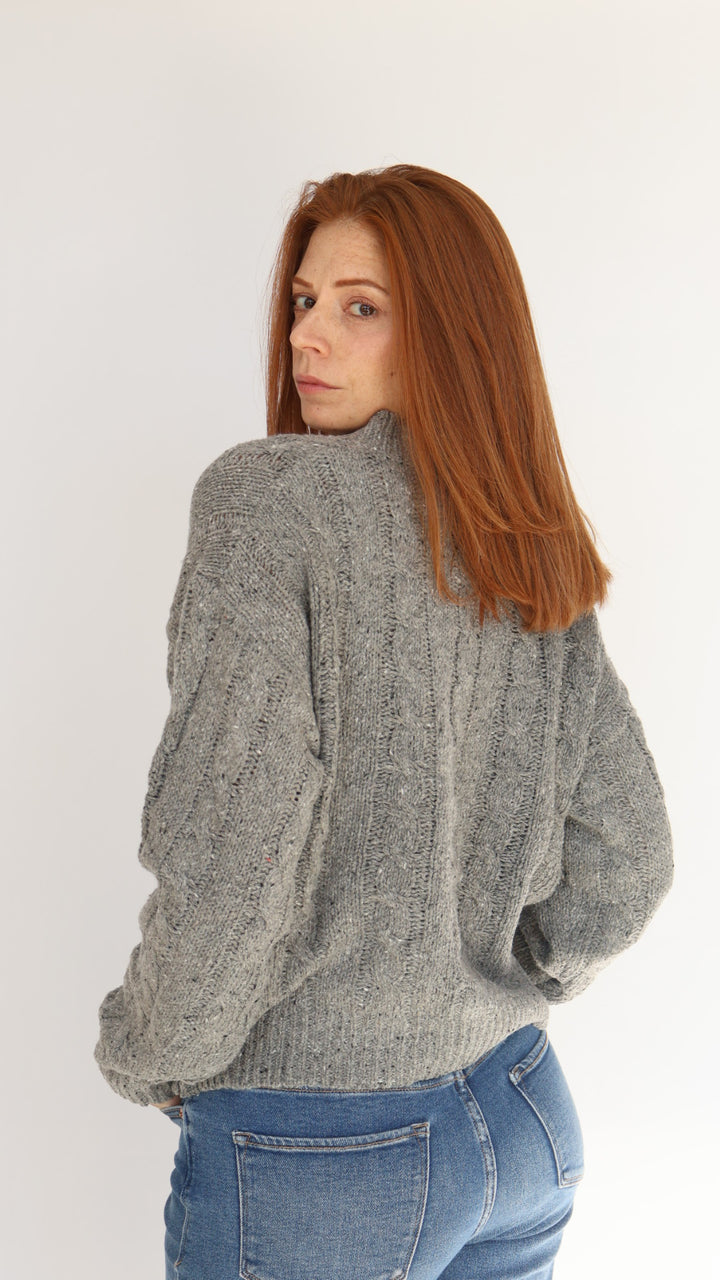 Pierre Chunky Grey Sweater