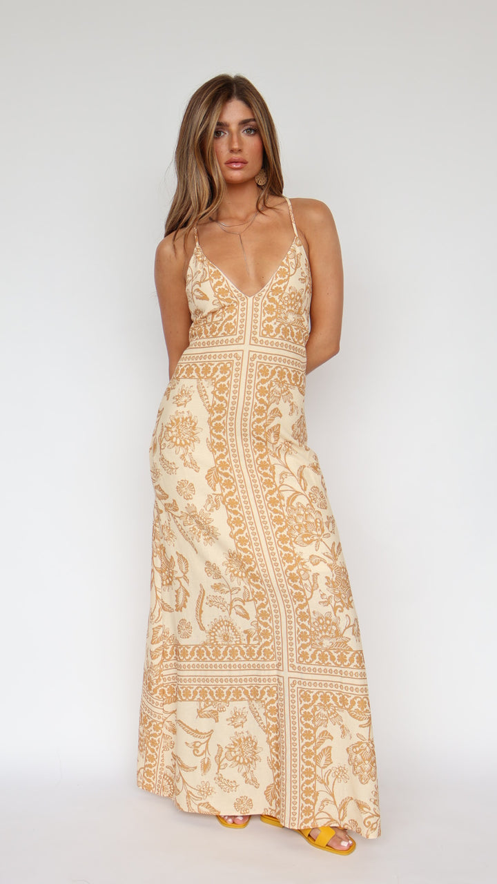 Jules Printed Maxi Dress