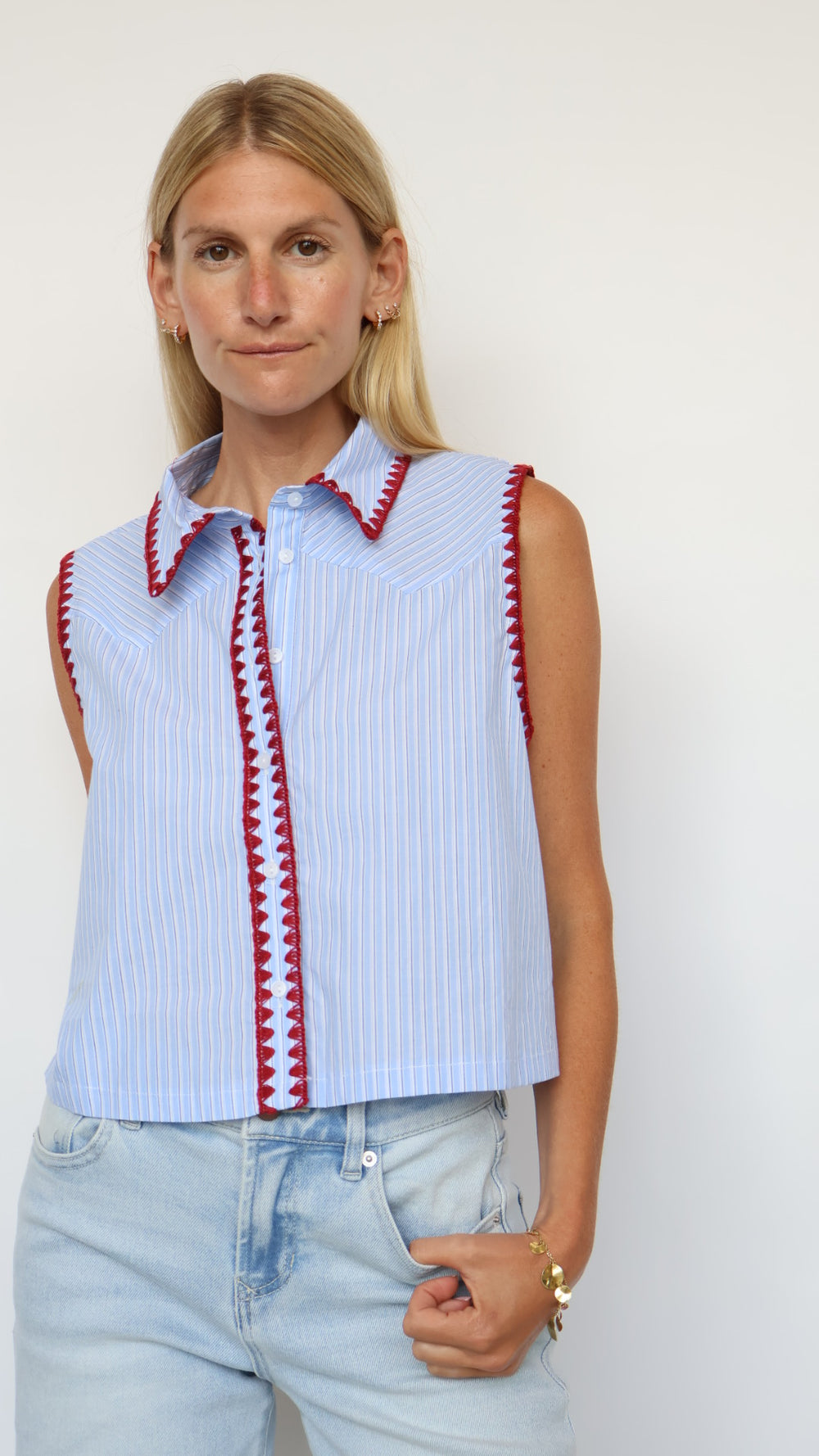 Brooklyn Trim Stitch Top