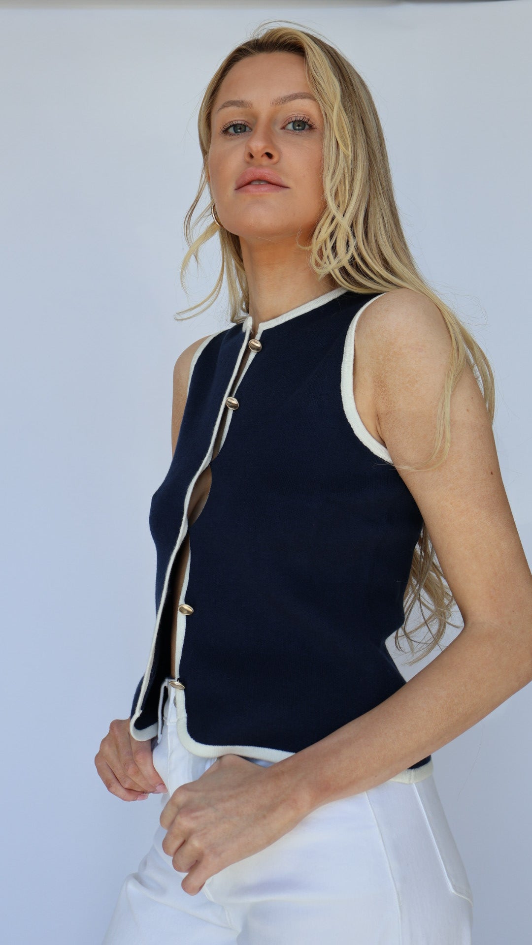 Alessi Detailed Sweater Vest