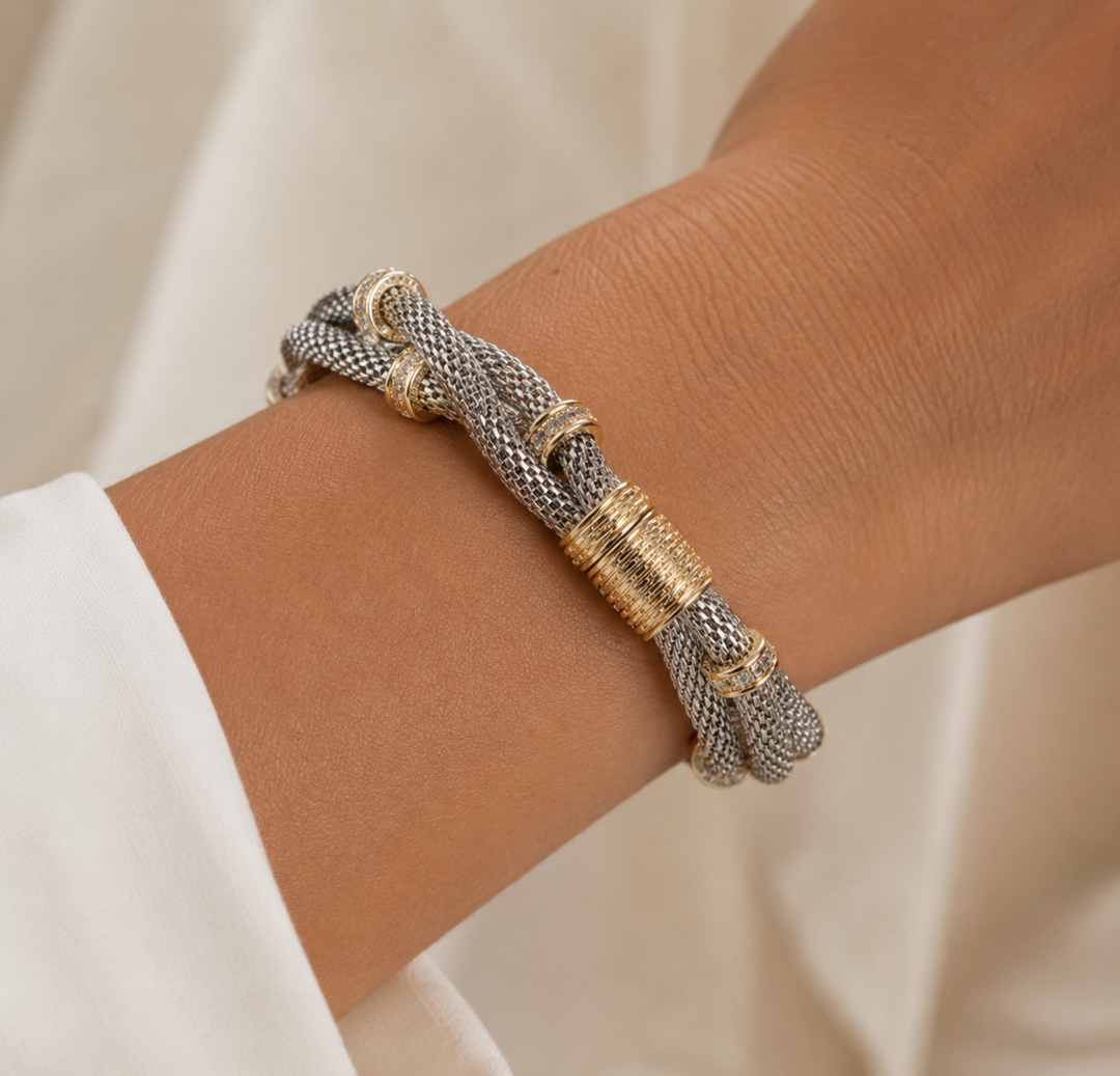 The Verona Two-Tone Bracelet