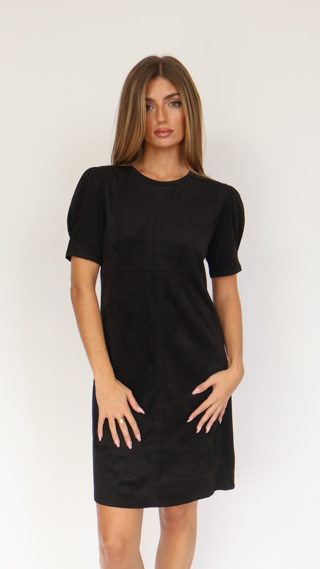 Vegan Suede Dress