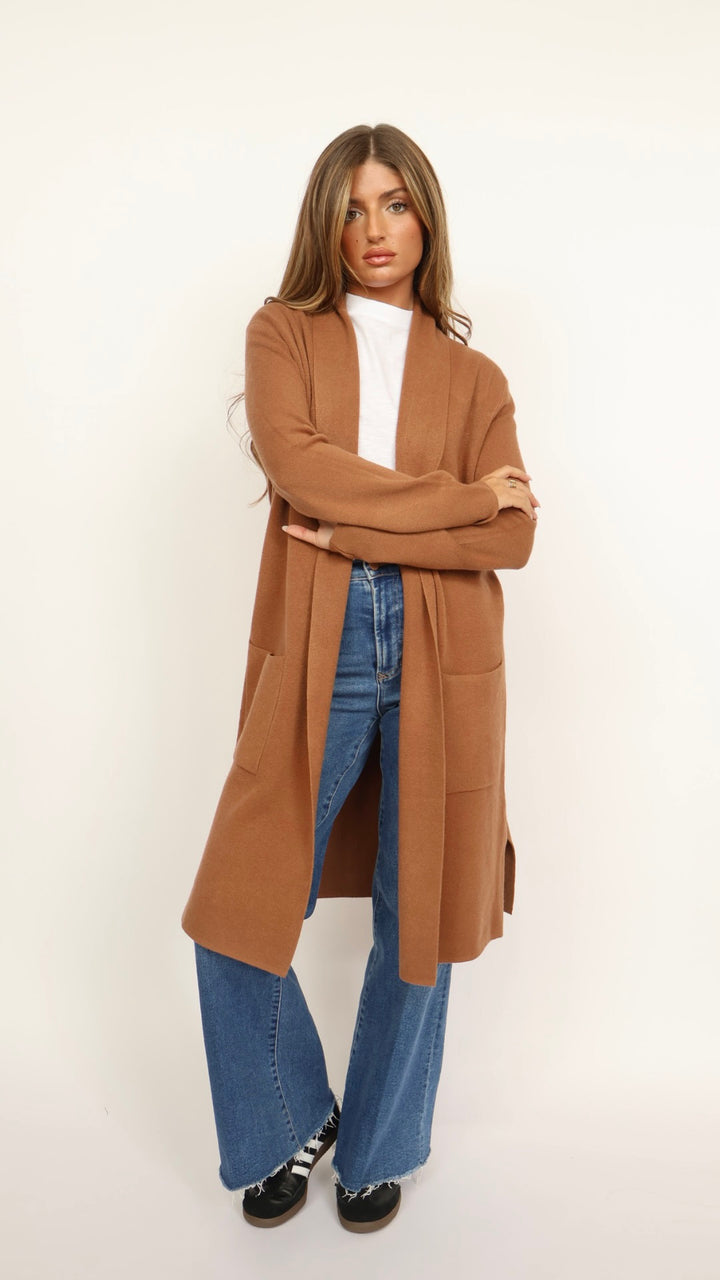 Pinch Classic Open Front Coat Cardigan
