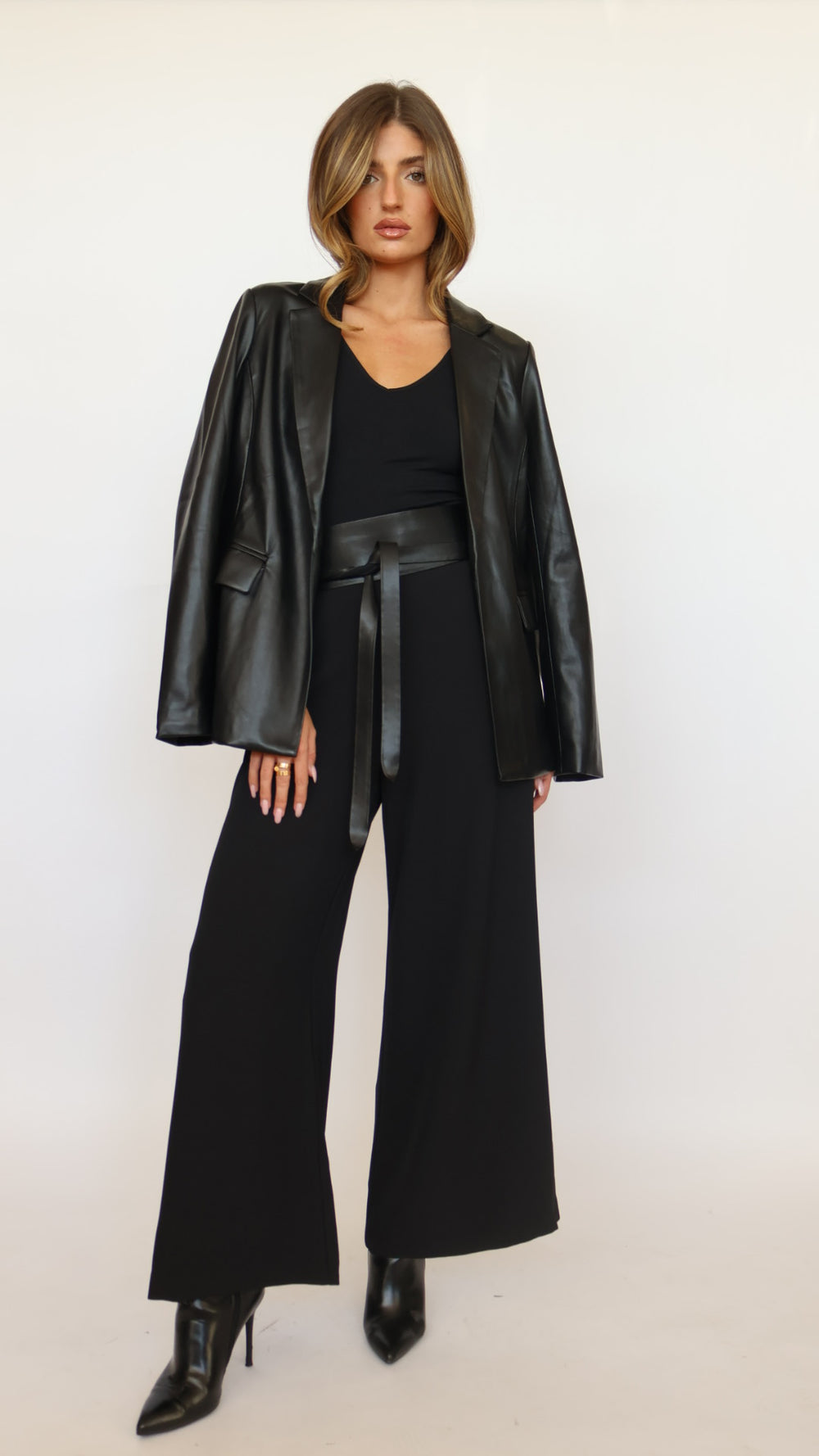 Pull-on Wide Leg Pants