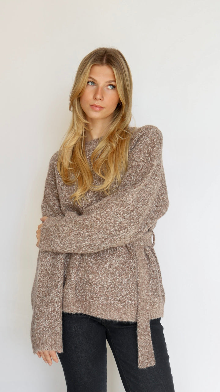 Carolina Belted Tunic Sweater