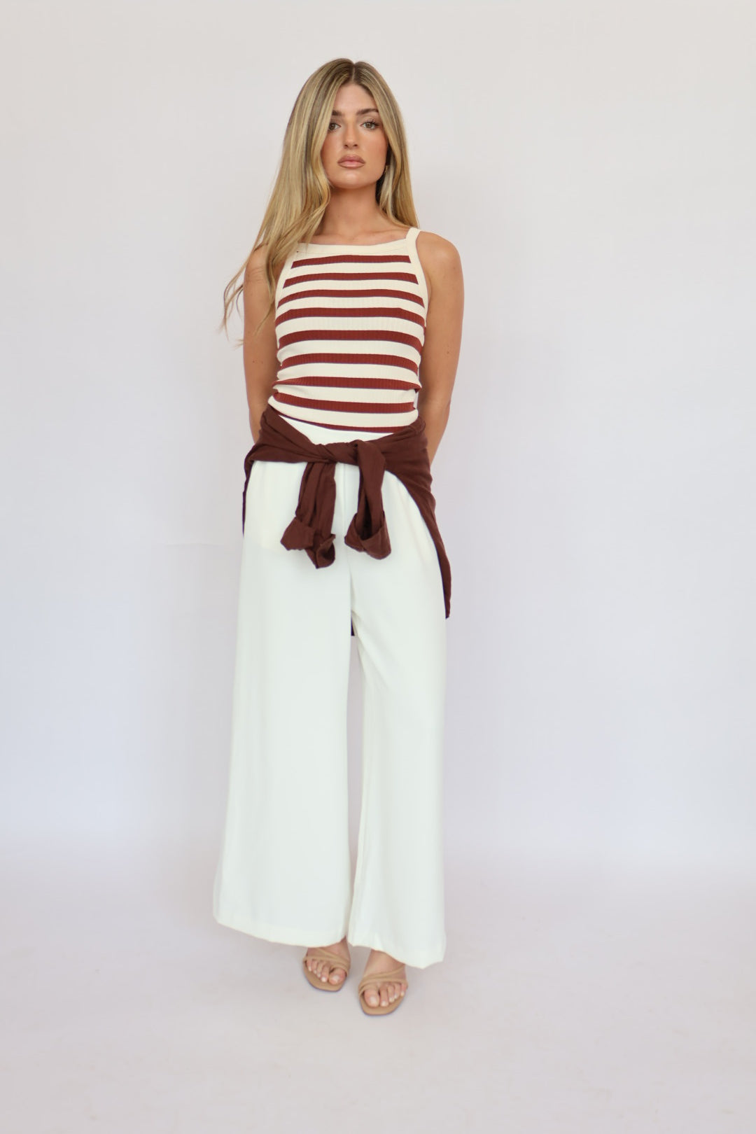 Pull-on Wide Leg Pants