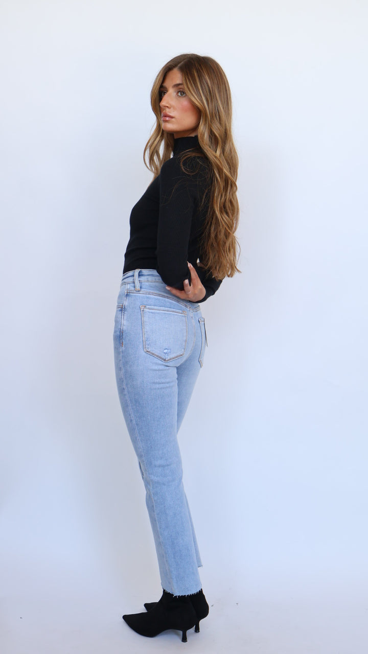Vervet Jeans High Rise Cropped Flare Jeans