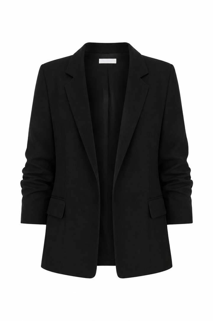 Amy Ruched Sleeve Blazer