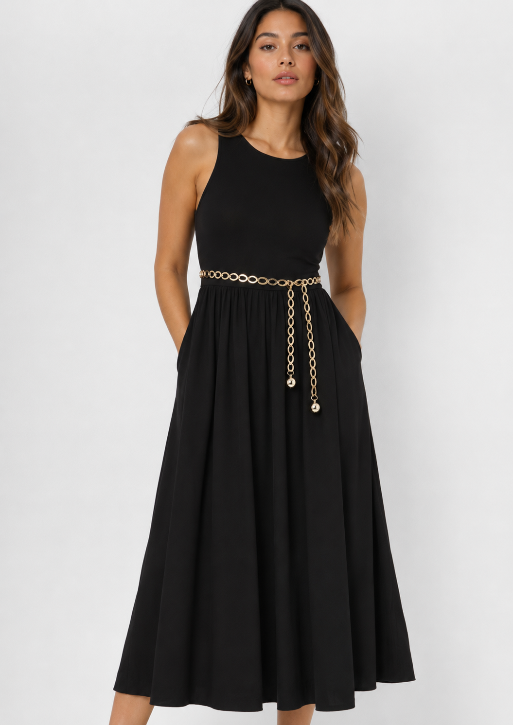 Oval Link Chain Belt