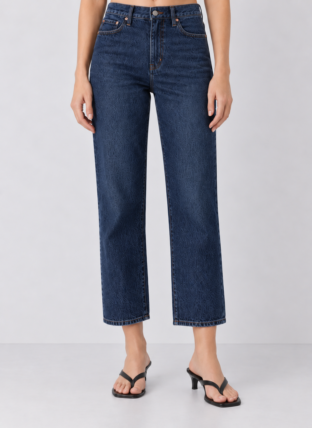 Pistola Issa Ankle Mid Rise Relaxed Ankle Straight Leg Jeans