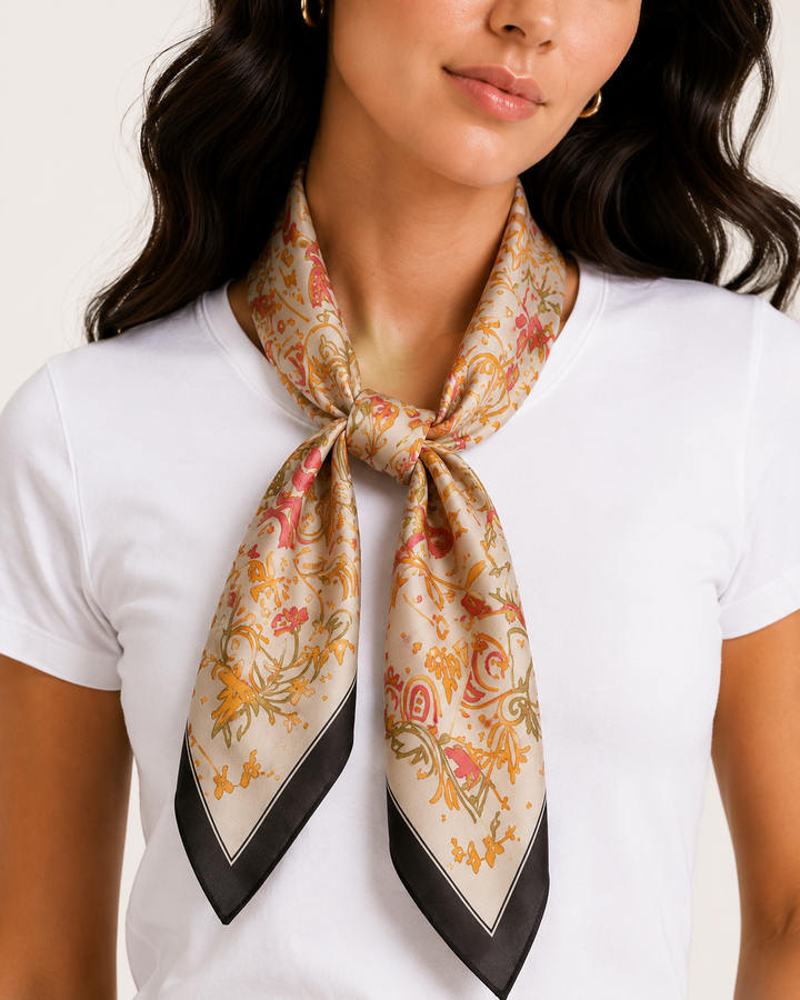 Floral Print Scarf