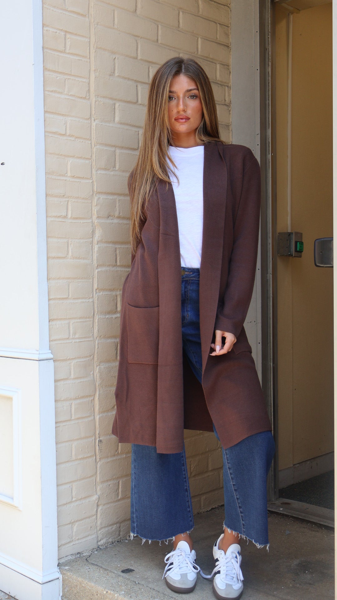 Pinch Classic Open Front Coat Cardigan