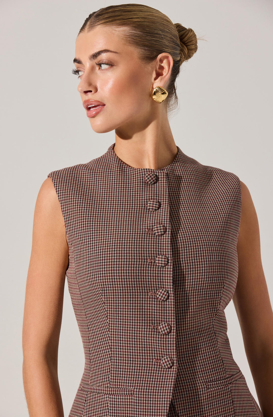 PREORDER ASTR Gisselle Vest Plaid Waist Coat