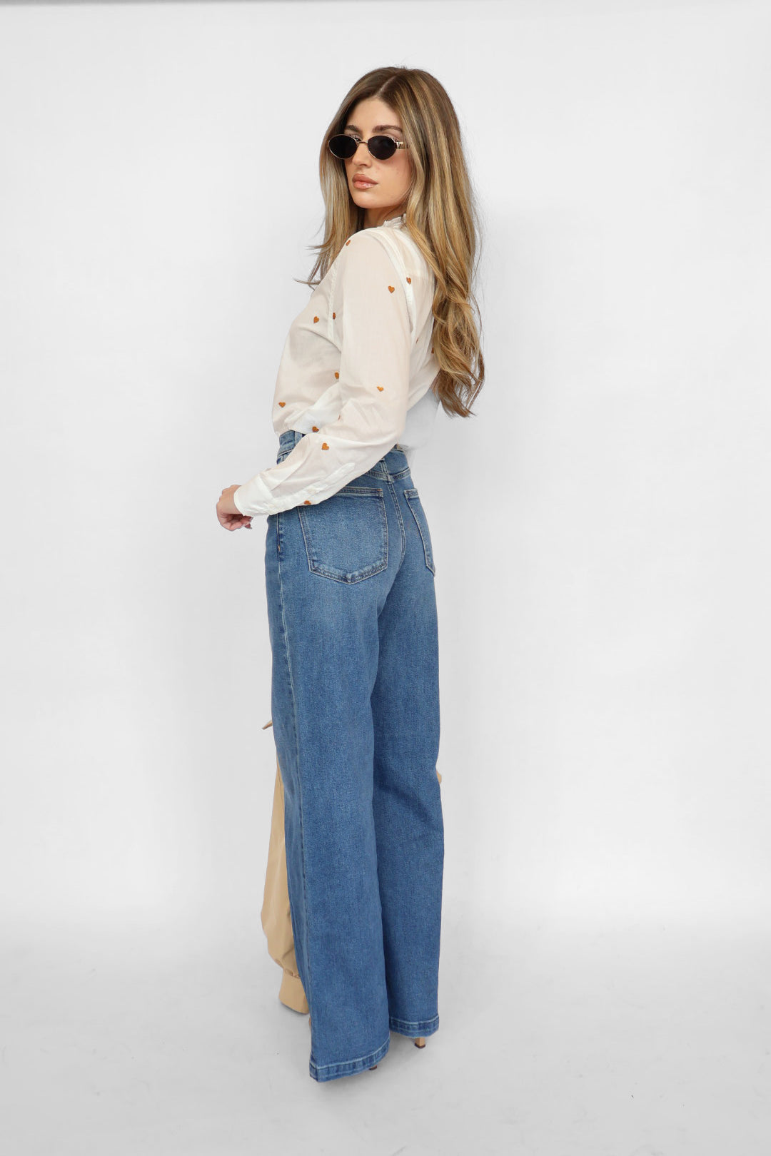 Another Love Dylan Ruffle Detail Button Front Top