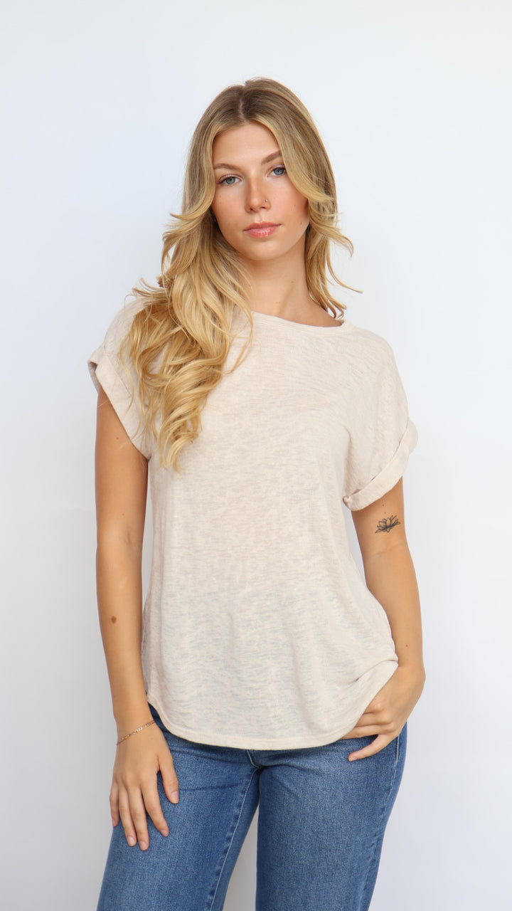 Women’s Rolled Sleeve T-Shirt