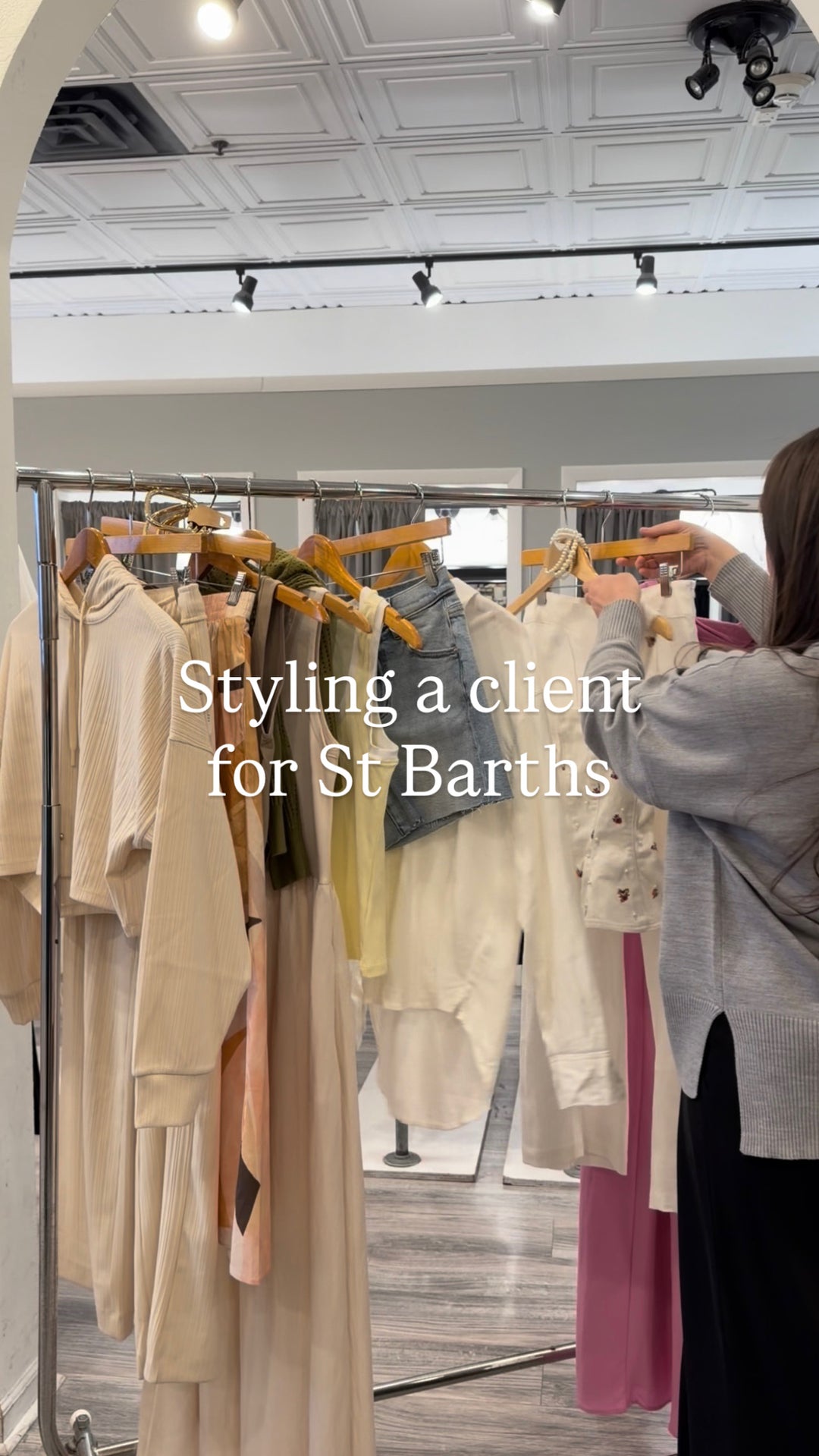 Styling a Client for St Barths