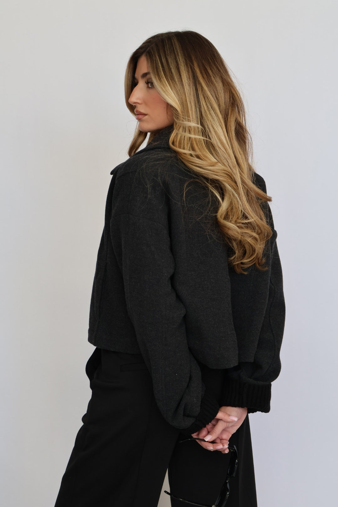 Crop Collared Jacket