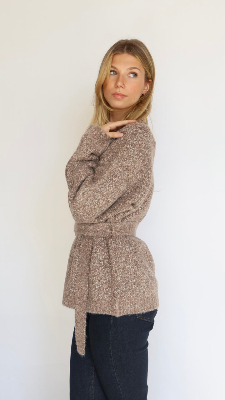 Carolina Belted Tunic Sweater