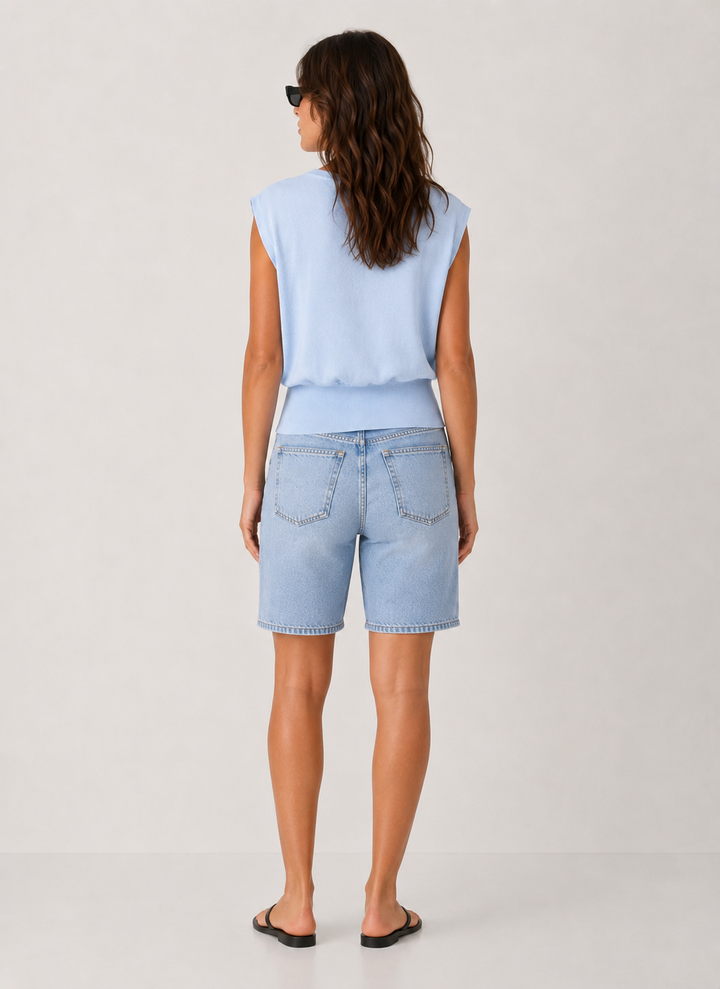 Sleeveless Knitted Top