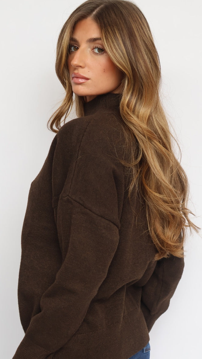 Heritage Mock Neck Sweater